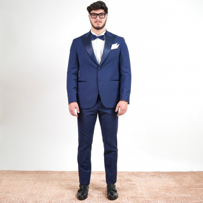 Smoking monopetto - Blu