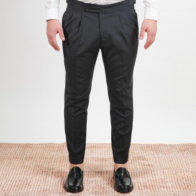 Pantalone doppia pince e...