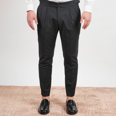 Pantalone doppia pince e...