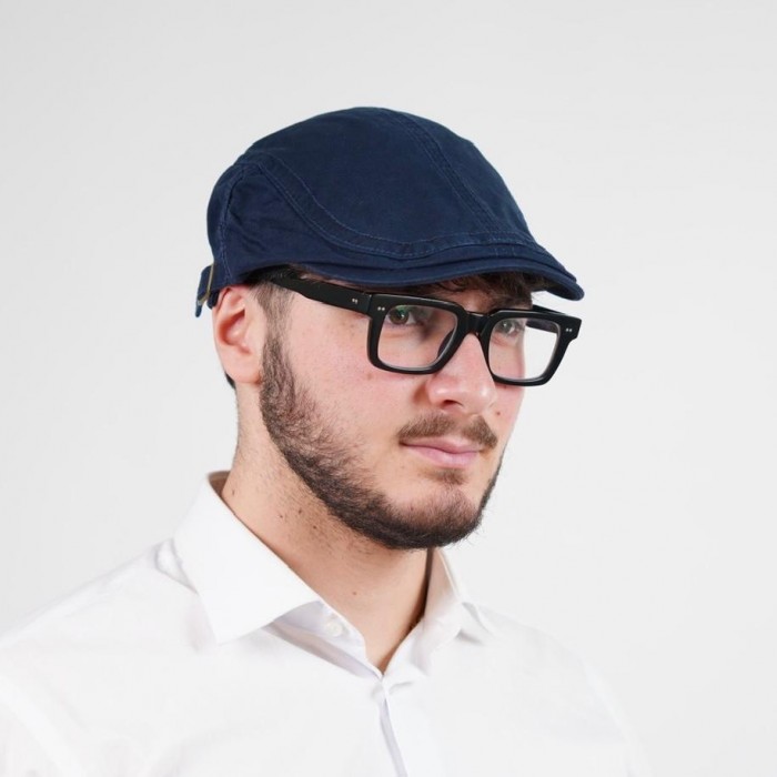 Coppola in cotone blu