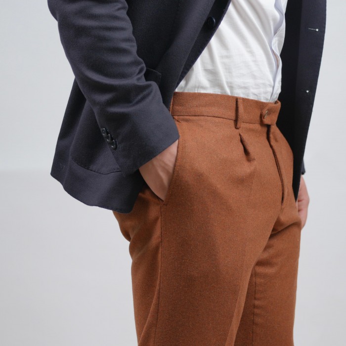 Giacca monopetto in puro cashmere - Blu