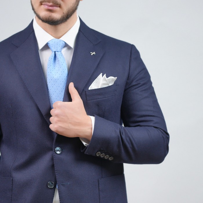 Abito monopetto sartoriale - Blu