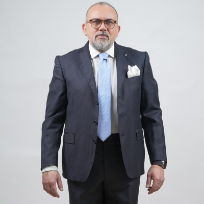 Abito monopetto spigato blu... 2