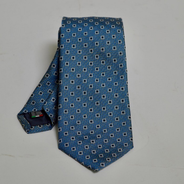 Cravatta fantasia - Celeste