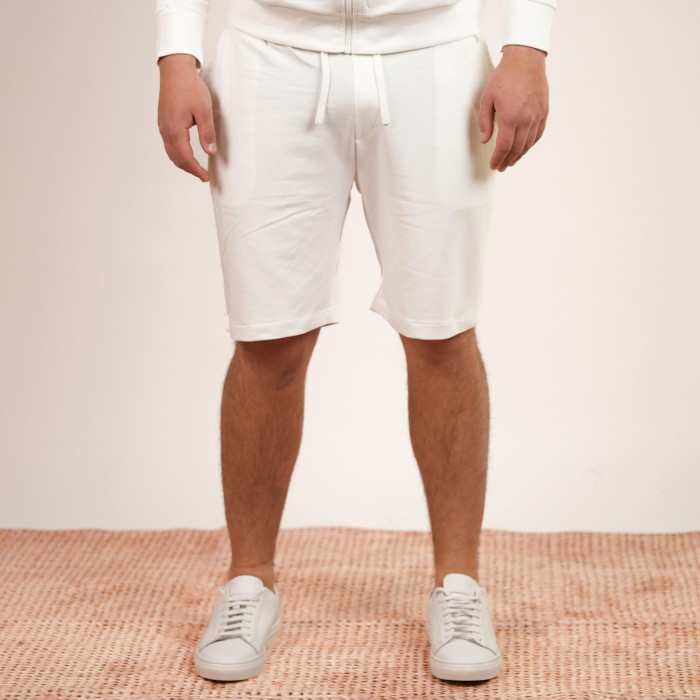 Bermuda in cotone - Bianco