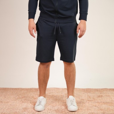 Bermuda in cotone - Blu