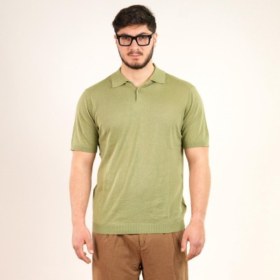 Polo 2 bottoni - Verde