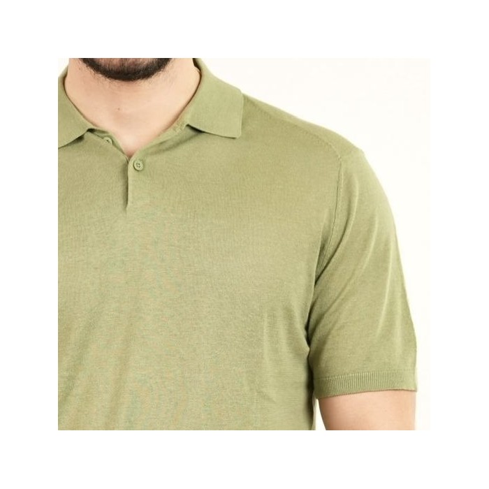 Polo 2 bottoni - Verde