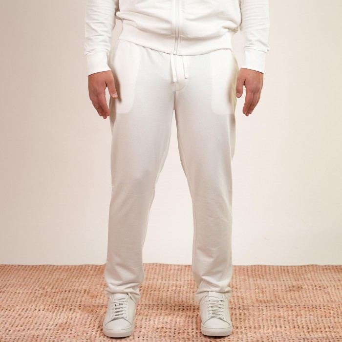 Pantalone di tuta in cotone - Bianco