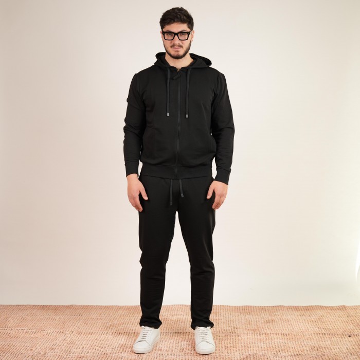 Pantalone di tuta in cotone - Nera