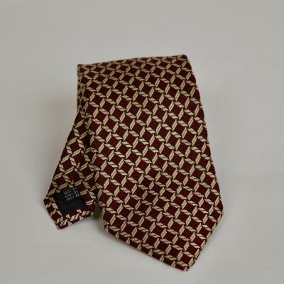 Cravatta rossa fantasia