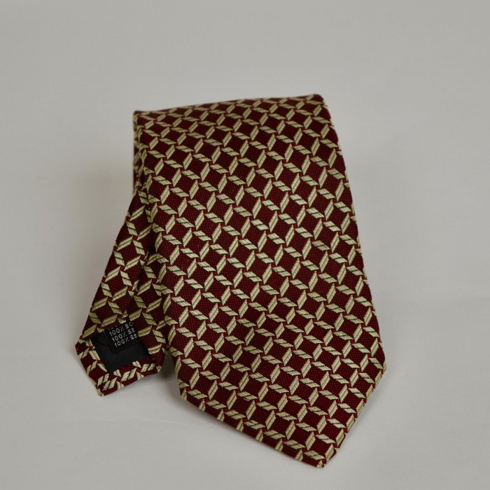 Cravatta rossa fantasia