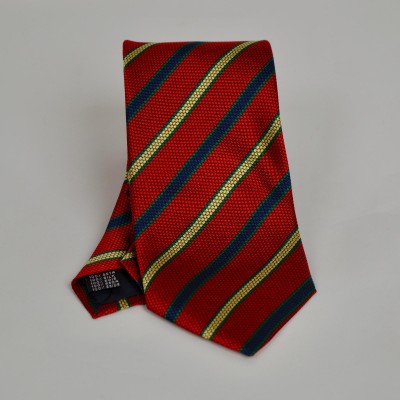 Cravatta regimental rossa