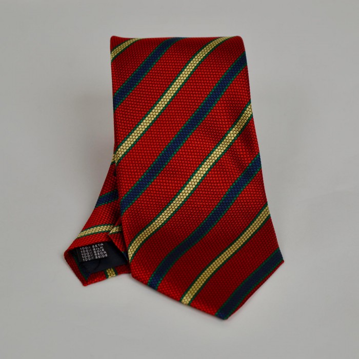 Cravatta regimental rossa