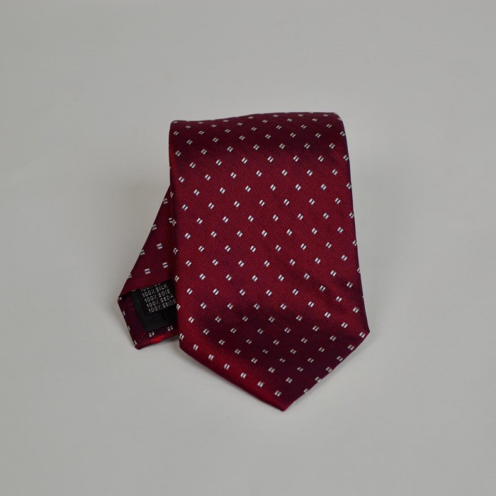 Cravatta rossa fantasia