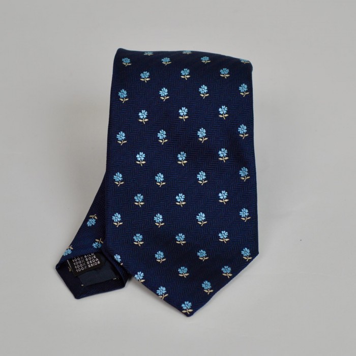 Cravatta fantasia - Blu