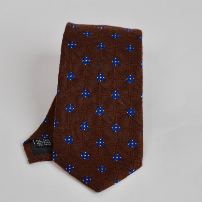 Cravatta fantasia - Marrone