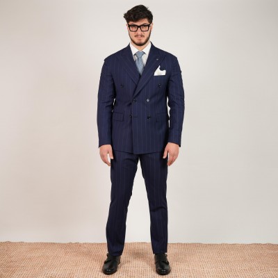 Abito doppio petto gessato...