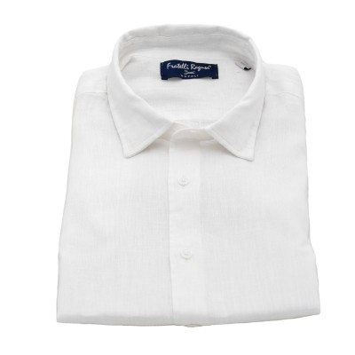 Camicia in lino bianca