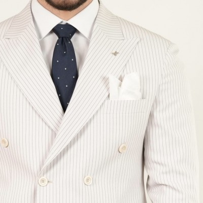 Abito doppio petto gessato... 2