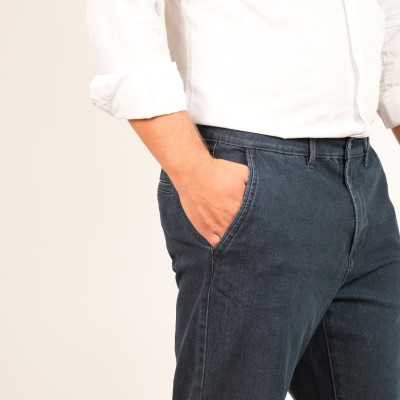 Jeans denim tasca america - Blu scuro 2