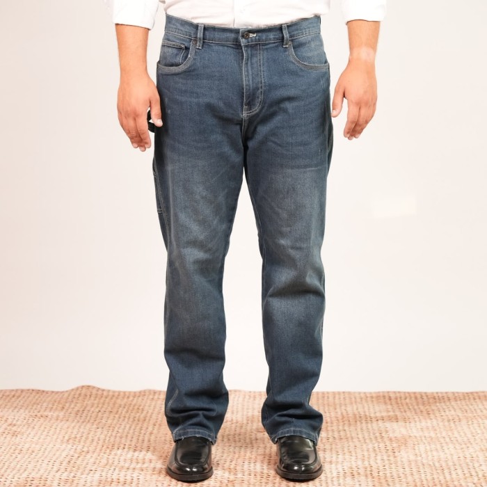 Jeans basic 5 tasche - Blu