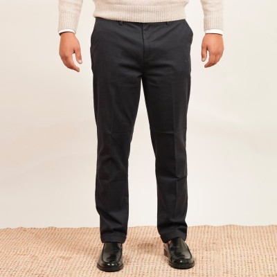 Pantalone in cotone chino - Blu