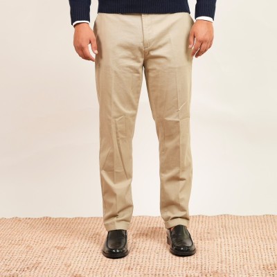 Pantalone in cotone chino - Beige