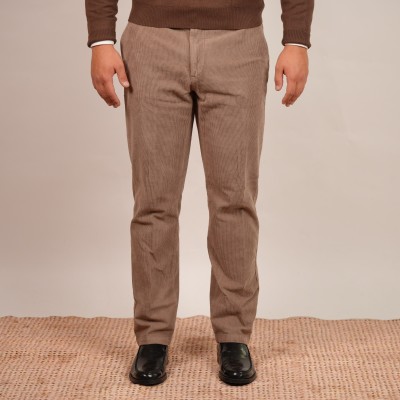 Pantalone velluto a coste - Fango
