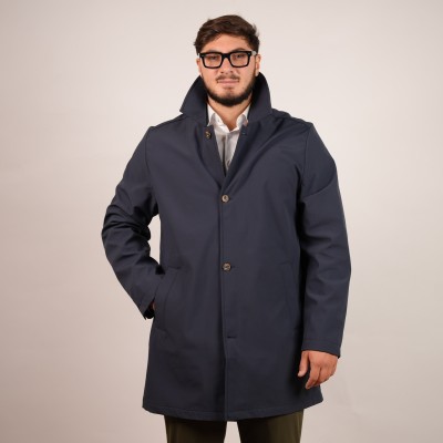 Trench impermeabile - Blu