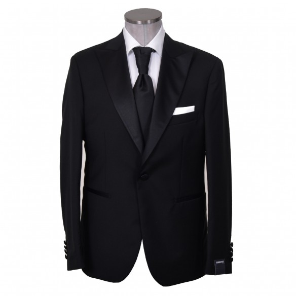 Smoking petto a lancia nero