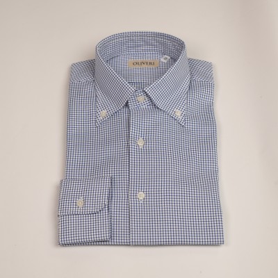 Camicia a quadretti botton down