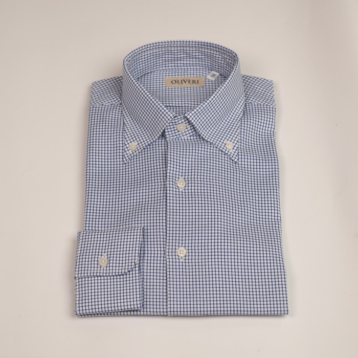 Camicia a quadretti botton down