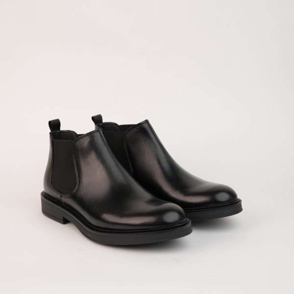 Stivaletto in pelle - Nero