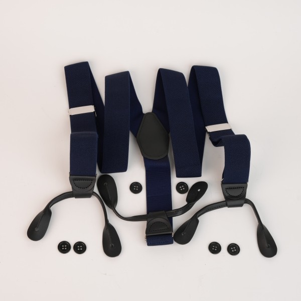Bretelle Regolabili con bottoni - Blu